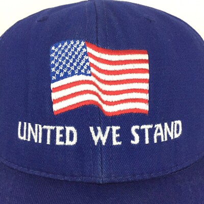 American Flag “United We Stand” Snap Back Baseball Cap s-l400.jpg main image 3