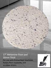 17" Melamine Floor Cleaning Pad. 30mm thick.