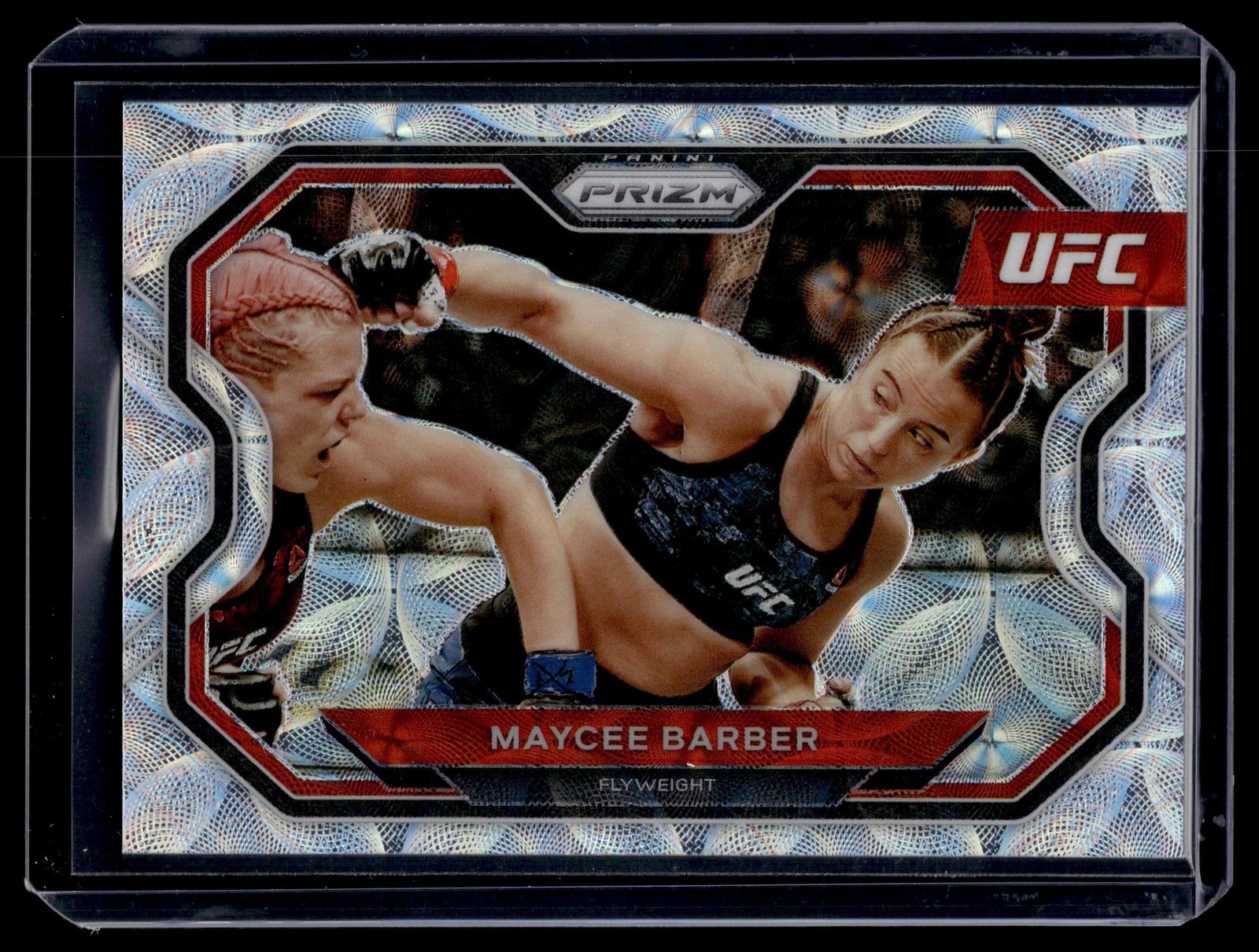 Maycee Barber 2021 Panini Prizm UFC Premium Box Set Scope Card 57/99 #163
