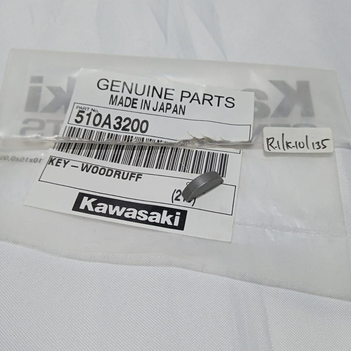 KAWASAKI KD80,KE100,KX250F,KX450F,KXF250,KXF450 FLYWHEEL WOODRUFF