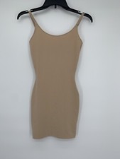 STAR POWER SPANX Slip STYLE 2351 Beige Full Slip Slimming Dress Smooth Camisole