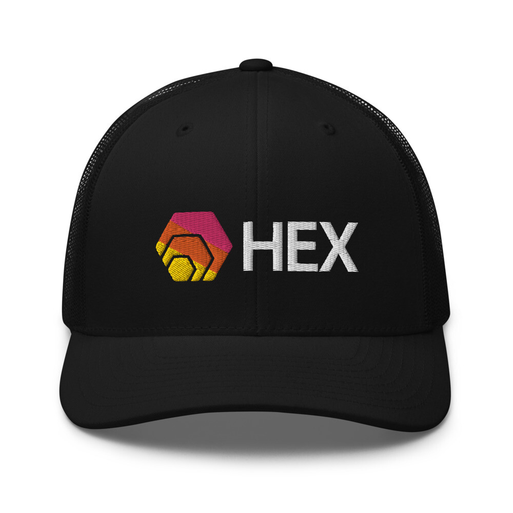 Hexican Logo Trucker Cap HEX Cryptocurrency Crypto Trader Gift Embroidery  Hat | eBay