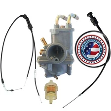 fits Yamaha PW 50 PW50 Carburetor Throttle Gas Cable and Choke Cable 2003-2013