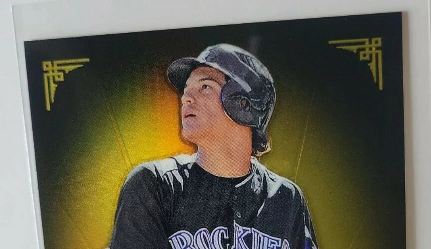 Nolan Arenado 2012 Bowman Sterling Gold Refractor Prospects RC  #17/50 Cardinals - Image 4 of 4