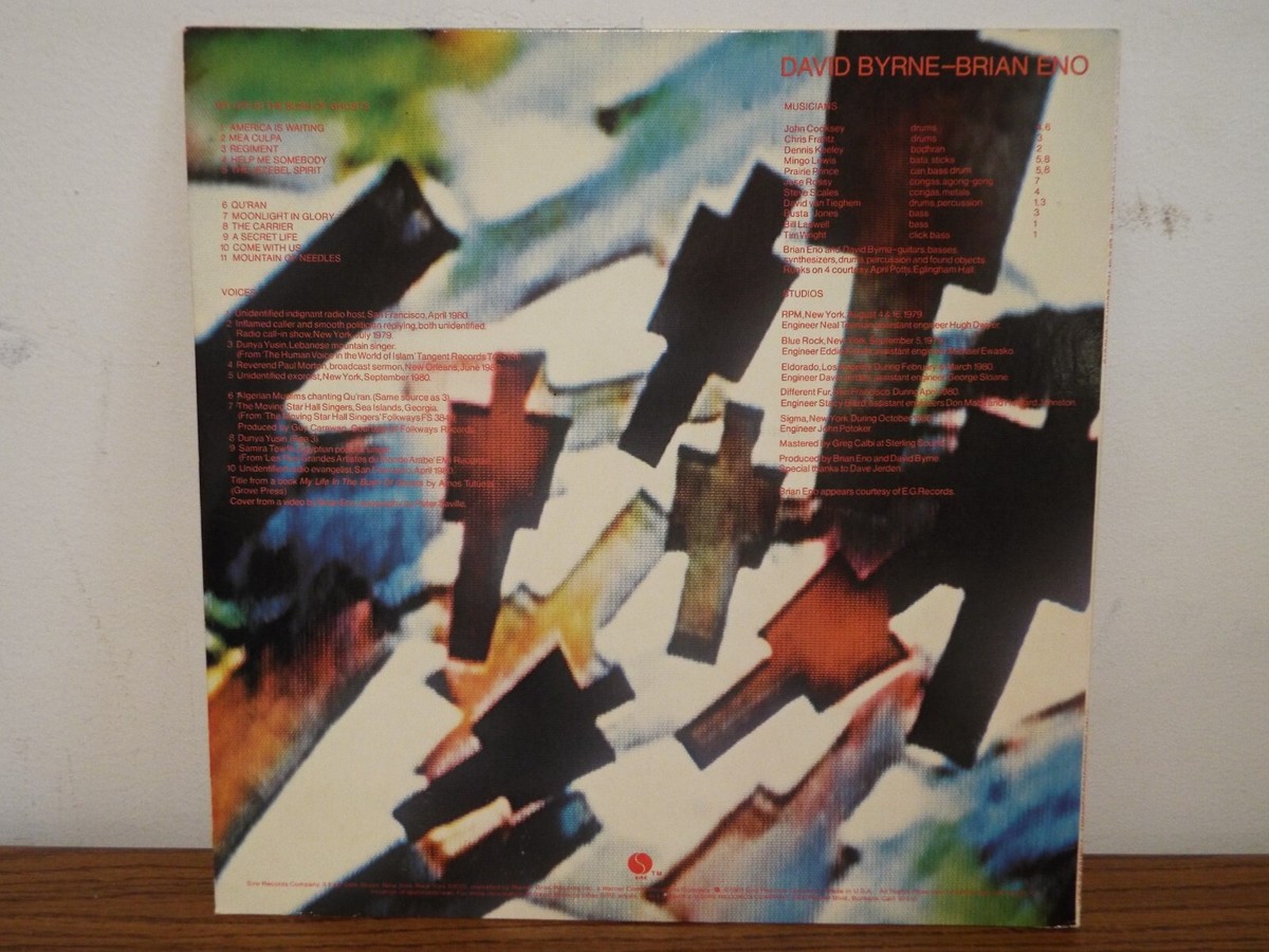 BRIAN ENO DAVID BYRNE MY LIFE IN THE BUSH OF GHOSTS 1981 LP VINYL