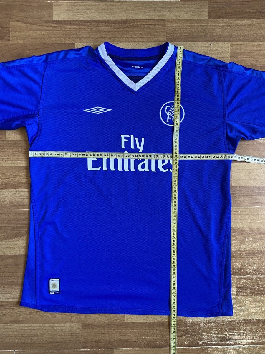 CHELSEA 2004 2005 HOME FOOTBALL SHIRT SOCCER JERSEY UMBRO sz