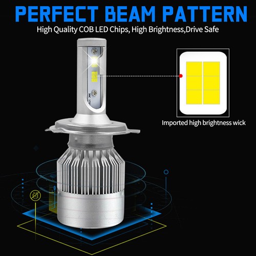 For Toyota Tundra 2014-2021 Combo LED Lamp Kit Hi/Lo Beam Fog light Bulbs - 第 9/19 張圖片