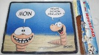 HöSti Mousepad Moin Schon Geklickt Mouse Pad 22X18 Cm