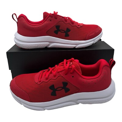 Under Armour UA Charged Assert 10 Running Shoes Men's Size 9 Red Training