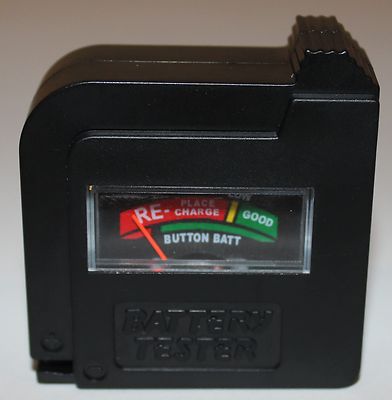 Batterie-Tester - Prüfgerät - Prüfer - 1,5V, 9V, Knopfzelle, AA, AAA, C, D