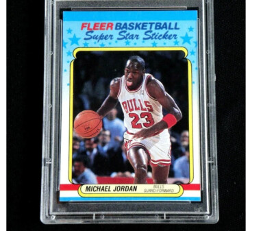 1988 fleer michael jordan super star sticker #7