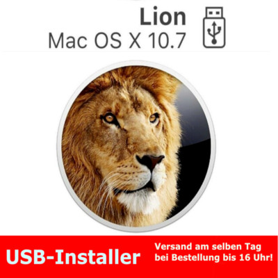 mac OS X 10.7 Lion 16 GB bootfähiger USBStick  Blitzversand