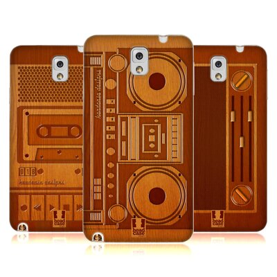 HEAD CASE DESIGNS GADGET AUS HOLZ SOFT GEL HANDYHÜLLE FÜR SAMSUNG HANDYS 2