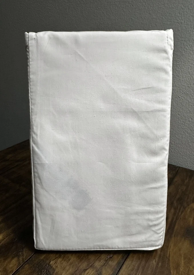 Ralph Lauren Palmer Percale Organic King Pillowcases $140 Harbor Blue White  - Image 4 of 4