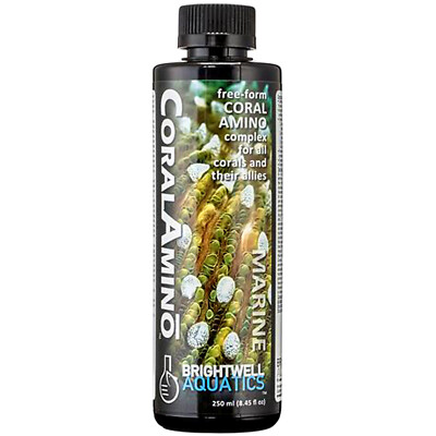 Brightwell Aquatics CoralAmino 250mL Amino Acid Blend for Live Coral Aquariums