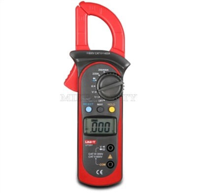 Digital Clamp Multimeter Ohm Dmm Dcac Current Voltmeter Uni-T UT201 cb