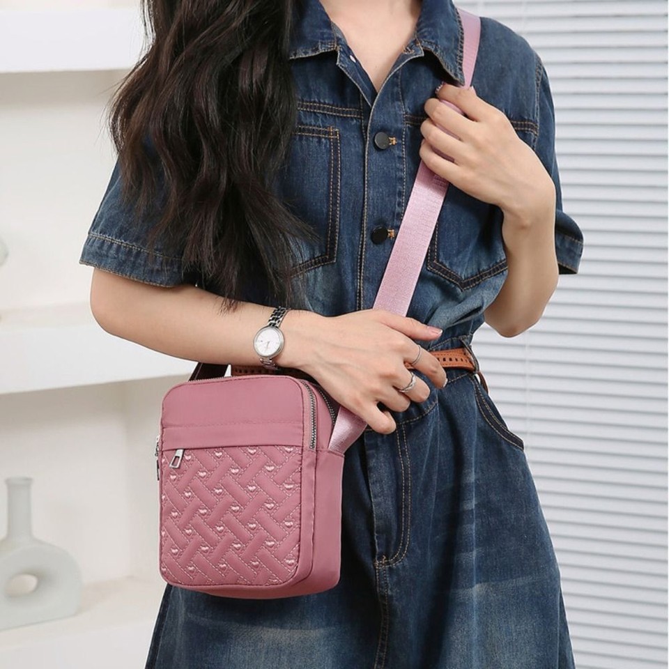 Small Crossbody Bag Nylon Coin Purse Durable Messenger Bag Women eBay