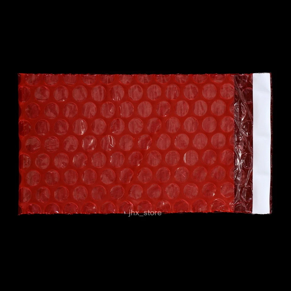 55 Red Anti Static Bubble Pouches Packing Bag 6.7" x 8.7"_170 x 220+30mm - Image 4 of 4