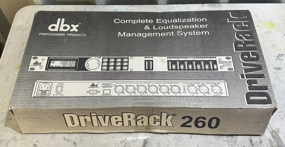 DBX DriveRack 260 2 Input x 6 Output Loudspeaker Management System w/ Display - Image 3 of 4