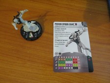 MARVEL HEROCLIX VENOM R POISON SPIDER-MAN 030 RARE NEW WITH CARD