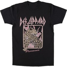 DEF LEPPARD Def Leppard Band T-shirt Black Unisex ALl size S043