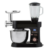 Cooks Professional 1200w Multi Function 6.2L Stand Mixer | Black & Rose Gold