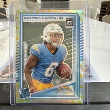2025 Donruss Optic Omarion Hampton Rated Rookie Flex Emoji /199