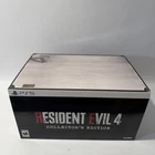 Resident Evil 4 Collector's Edition PS5 Capcom No Game Figurine Set CIB