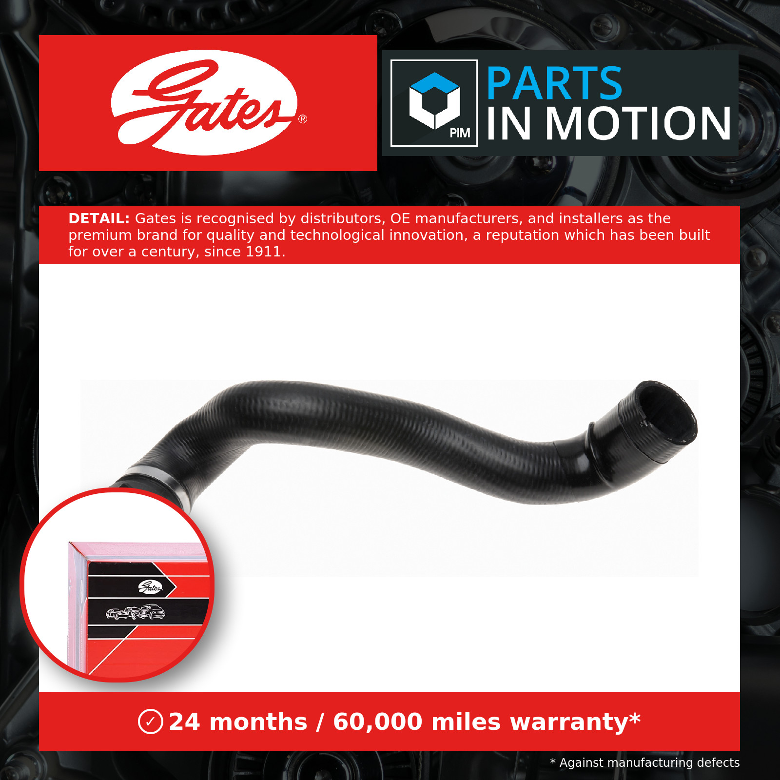 2x ✅Fits GATES 05-2839 CURVED HOSE 05-2839 ⭐UK Seller⭐ - Image 16