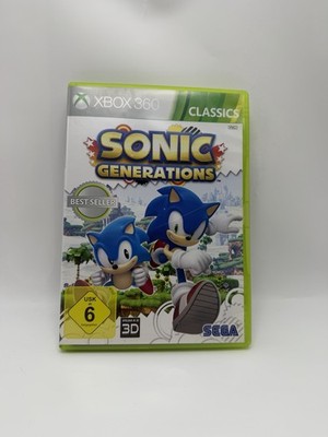 Sonic Generations Microsoft Xbox 360 Spiel mit Anleitung Zustand Sehr Gut 