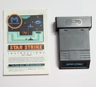 STAR STRIKE Atari 2600 Game with Instruction Manual