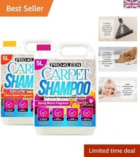 Fleet of Freshness: 10L Carpet & Upholstery Cleaning Shampoo for All Machines 5.80 per litre
