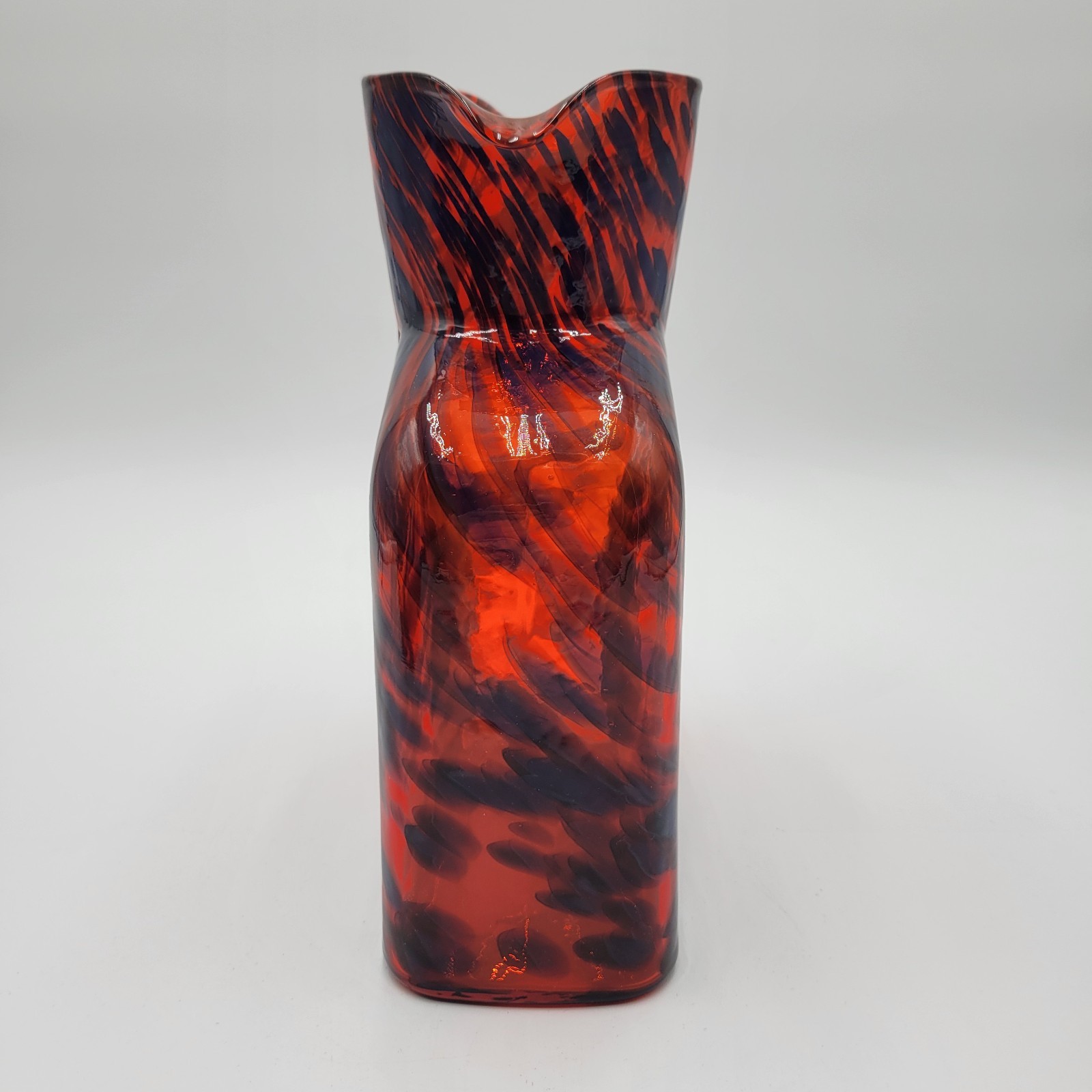 Blenko Kingfisher Dreamcicle FIRST Qual Special Edition 384 Water Bottle