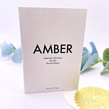 LABORATORY PERFUMES 🦋 Amber No. 001 Eau de Toilette 5ml New & Unopened FREE 🚚