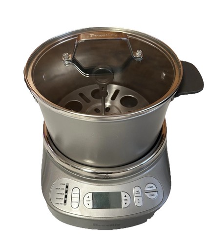 Breville BEG800 SILUSC The One Precision Egg Poacher Cooker Sous Silver - Foto 3 di 11