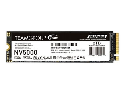 Team Group NV5000 SSD 2 TB internal M.2 2280 PCIe 4.0 x4 (NVMe) TM8FGM002T0C101