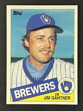 1985 Topps #781 Jim Gantner Milwaukee Brewers