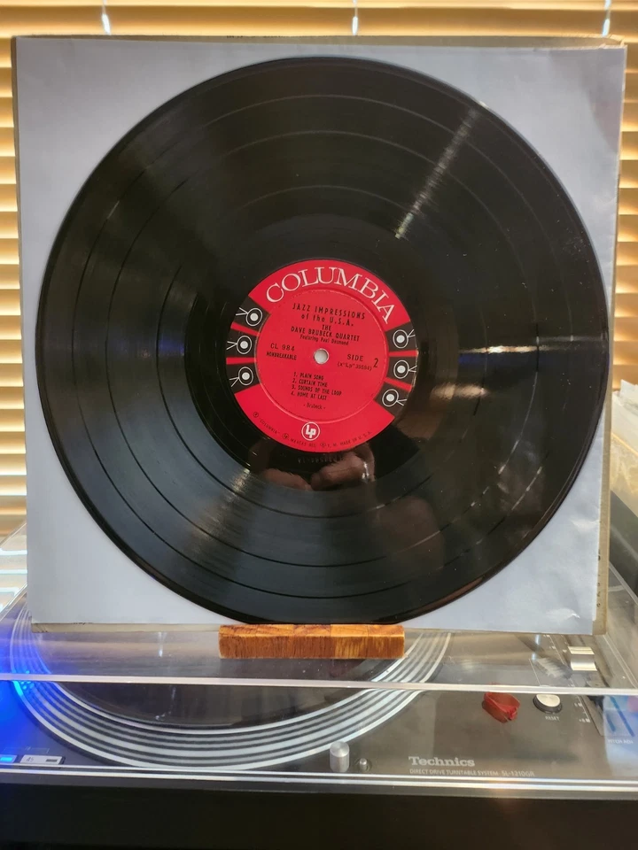 The Dave Brubeck Quartet, Jazz Impressions Of The U.S.A., 1957 1st Columbia, VG+ - Image 4 of 4