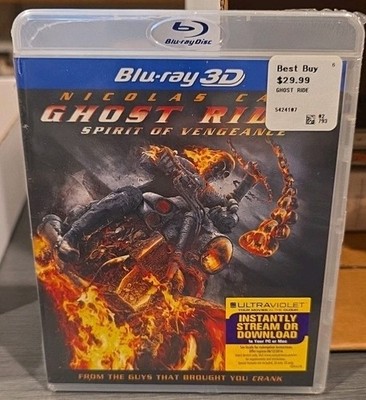 Ghost Rider Spirit of Vengeance Blu-ray 3D