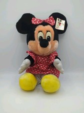 Disneyland NWT Walt Disney World Vintage Minnie Mouse Plush Stuffed Animal