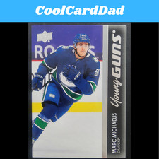 2021 Upper Deck Marc Michaelis Rookie Young Guns #235 Vancouver Canucks