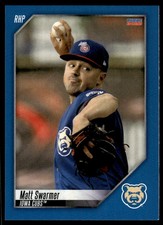 2022 Matt Swarmer Choice Minor league Rookie Card Iowa Cubs