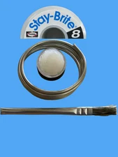 Stay-Brite#8  Silver Bearing Solder with Paste Flux & Brush  HVAC KIT