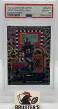 2022 Panini Donruss Optic - Downtown Jameson Williams #DT-JW (RC) PSA 10 Lions