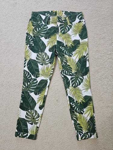 Time and Tru Women`s Palm Leaves Pattern Jegging Capri Sz. S (4-6) - Picture 12 of 18