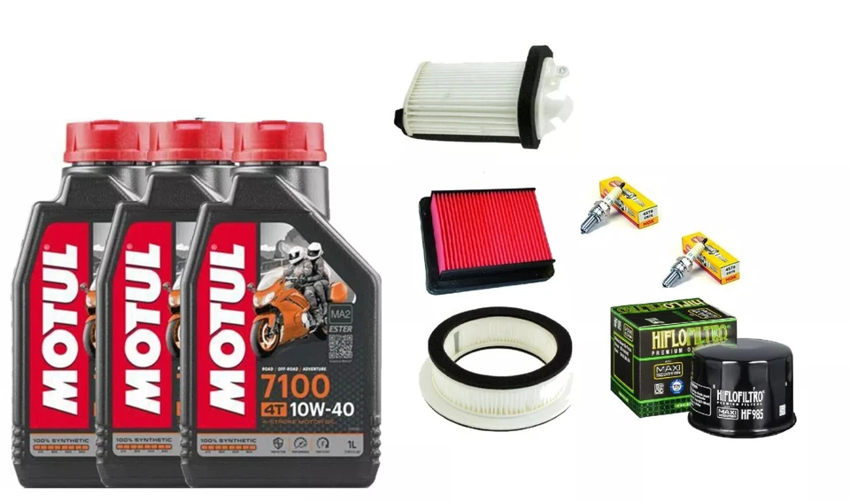 KIT TAGLIANDO PER YAMAHA TMAX-530 T-MAX 2012 2015 OLIO MOTUL 7100 FILTRI CANDELE