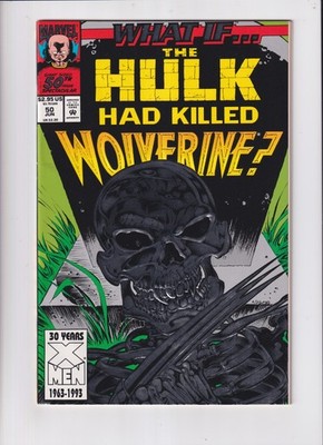 What If (1989) #  50 (6.0-FN) (1845802) Hulk, Wolverine, Embossed silver foil...