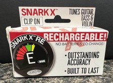 Snark X Clip-On Tuner for Guitar, Bass and Violin - Black V34858