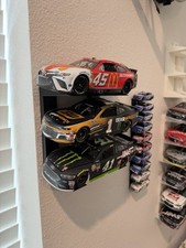 1:24 Scale NASCAR Diecast Shelf/Table/Wall Mount 3 Stack Display Stand