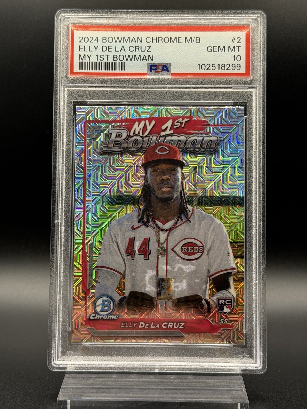 2024 Chrome Mega Box My 1st Bowman Elly De La Cruz ROOKIE #M1B-2  PSA 10 GEM MNT